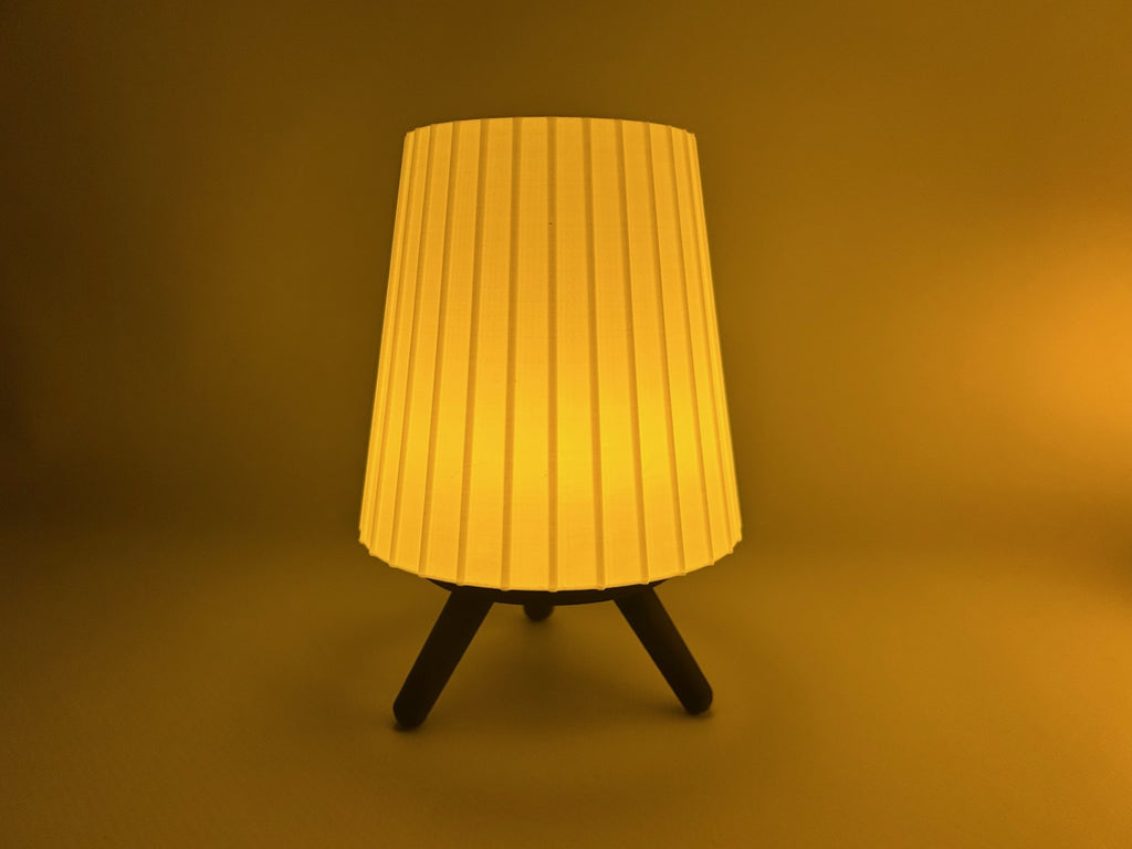 Modern Geometric 3D Printed LED Table Lamp | Tea Lamp | Minimalist Bedside Night Light | Home & Office Decor