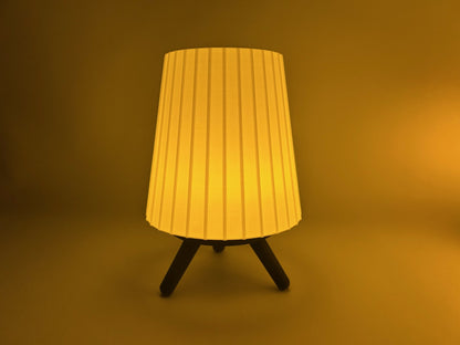 Modern Geometric 3D Printed LED Table Lamp | Tea Lamp | Minimalist Bedside Night Light | Home & Office Decor