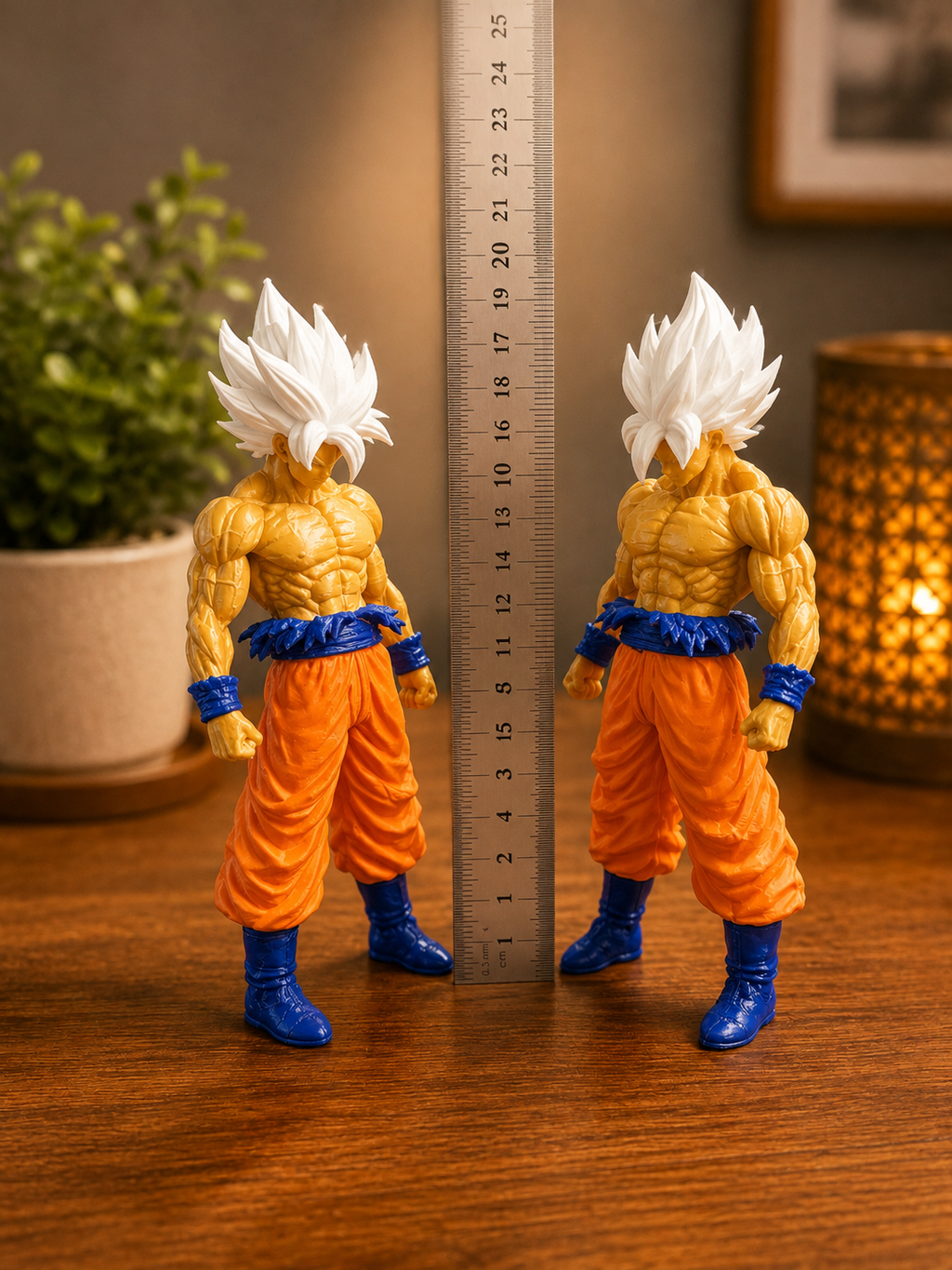 Ultra Instinct Inspired GOKU 3D Printed Collectible Anime Figure – Premium Desk Décor & Display Statue (Approx. 20 cm)