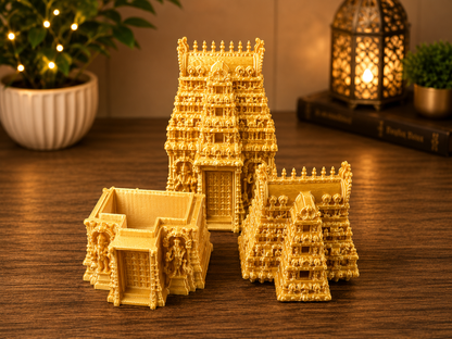 Gopuram Kunkum Chimil | Temple Design | Traditional South India | Decor 7.5CM Tall