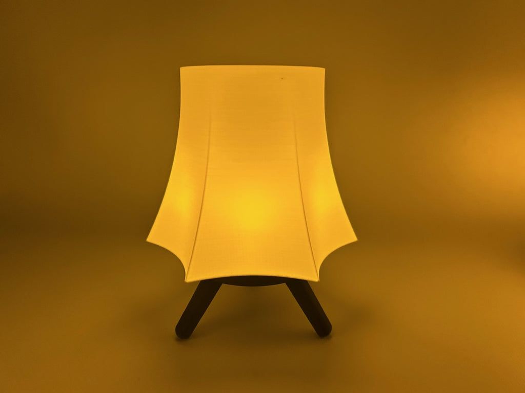 Modern Geometric 3D Printed LED Table Lamp | Tea Lamp | Minimalist Bedside Night Light | Home & Office Decor
