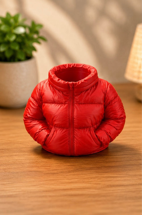 3D Printed Mini Jacket & Doctor Coat Pen Holder Set | Cute Desk Organizer | Home & Office Decor