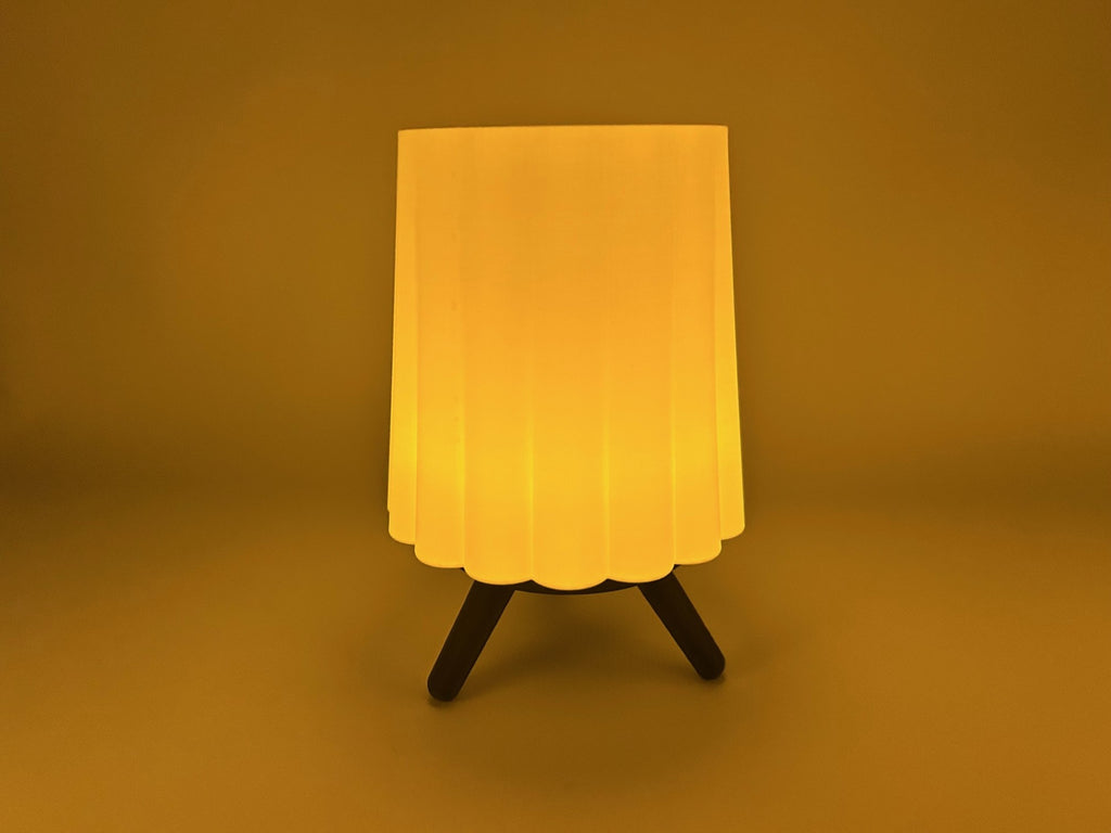 Modern Geometric 3D Printed LED Table Lamp | Tea Lamp | Minimalist Bedside Night Light | Home & Office Decor
