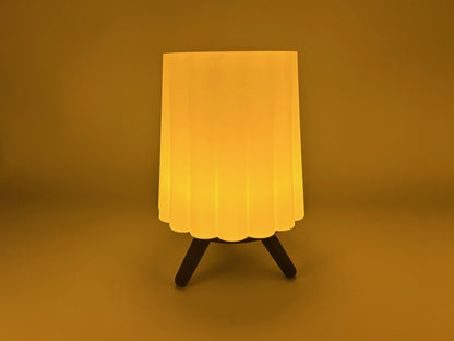 Modern Geometric 3D Printed LED Table Lamp | Tea Lamp | Minimalist Bedside Night Light | Home & Office Decor