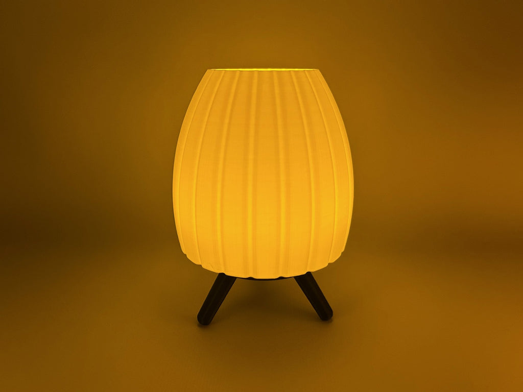 Modern Geometric 3D Printed LED Table Lamp | Tea Lamp | Minimalist Bedside Night Light | Home & Office Decor