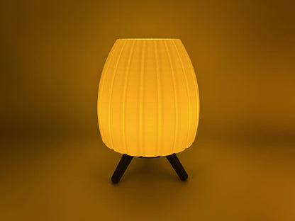 Modern Geometric 3D Printed LED Table Lamp | Tea Lamp | Minimalist Bedside Night Light | Home & Office Decor