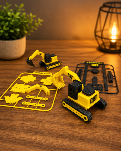 DIY JCB Excavator Toy | 3D Printed Construction Model