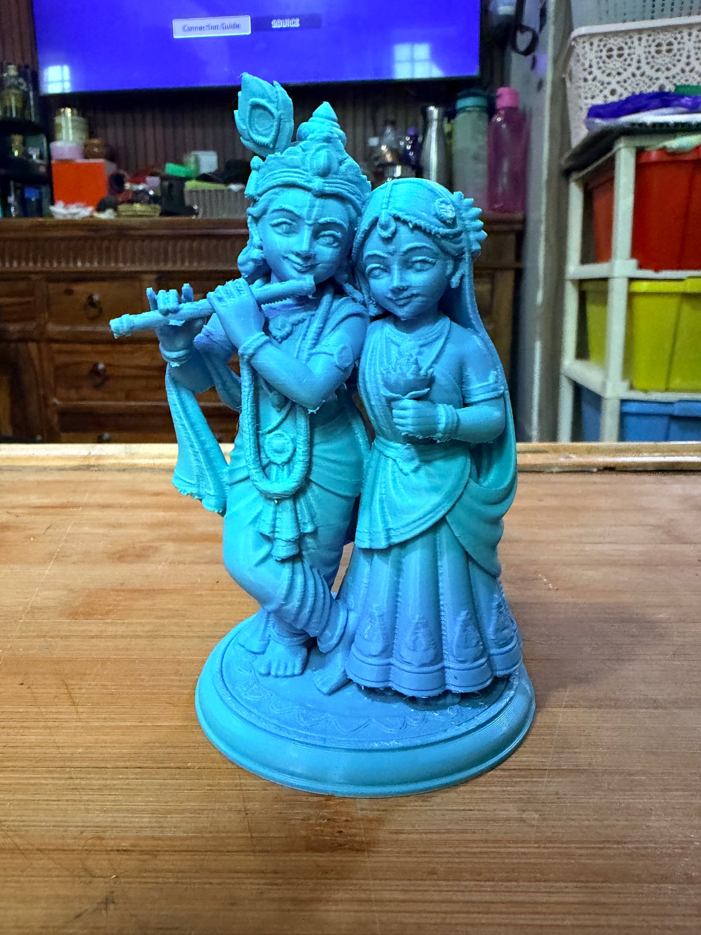 Krishnan & Radha Printed in your colour choice | Customisation